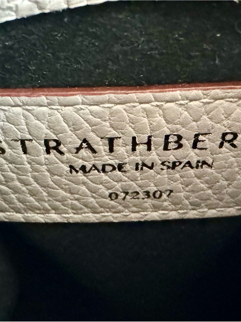 STRATHBERRY Lana Osette Leather Pouch in Lilac - Picture 4 of 7
